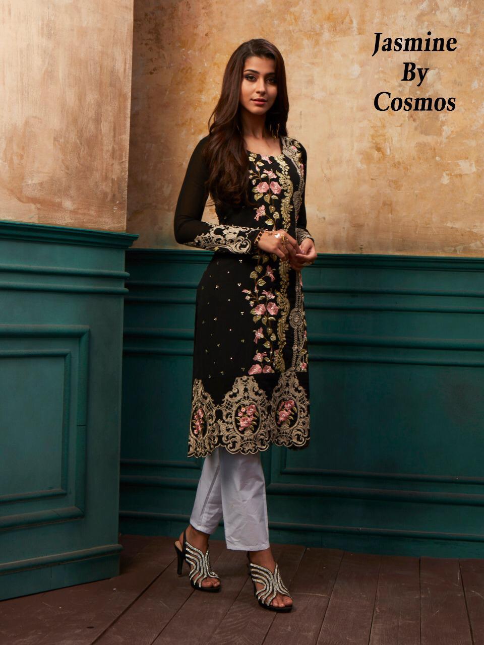 Cosmos Jasmin Designer Partywear Long Kurti Wholesale