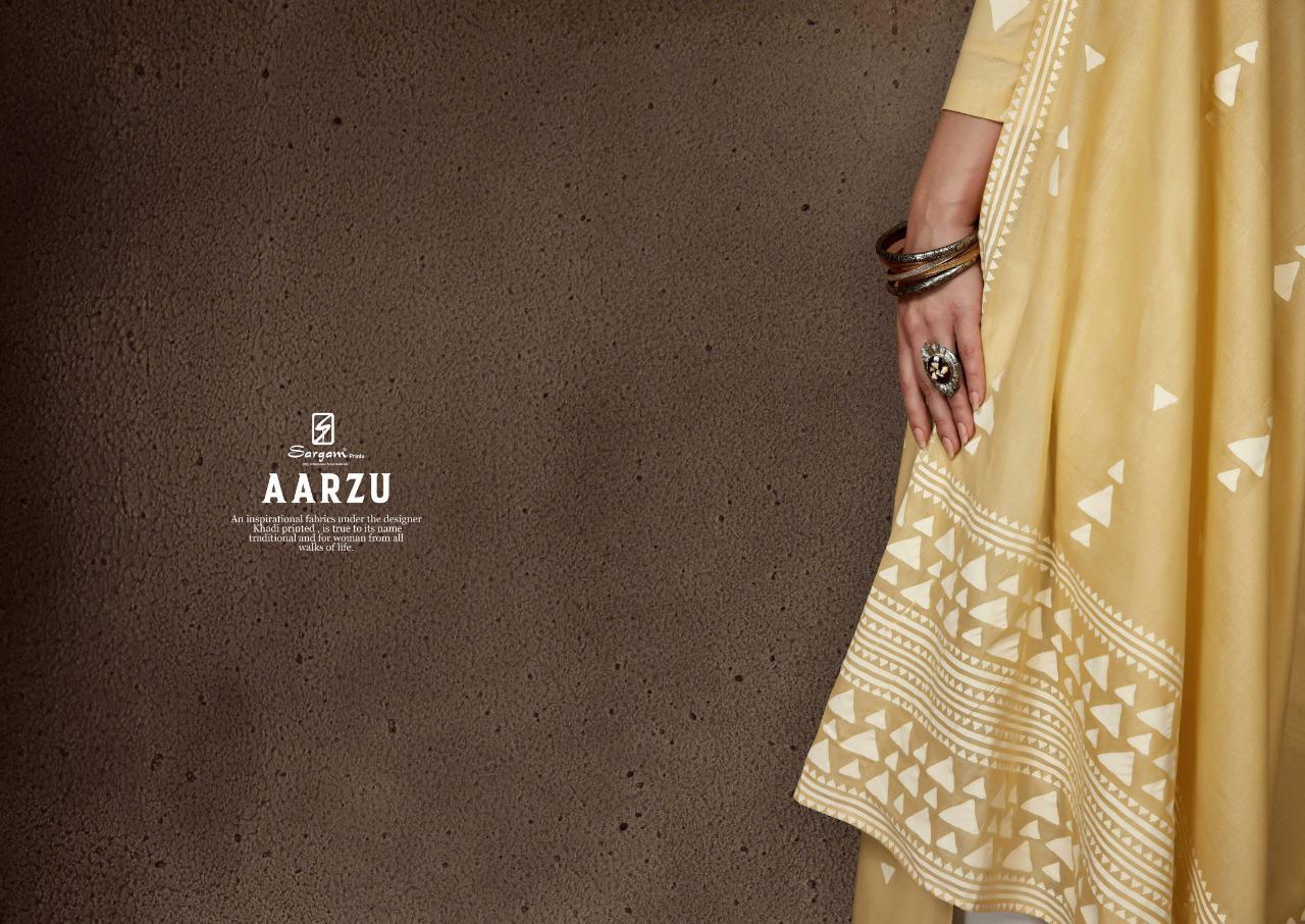 Sargam Prints Aarzu Designer Block Print Suits Wholesale