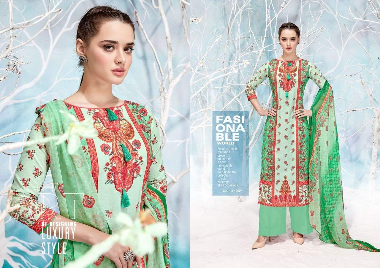 Karachi Print Roman Beauty Pure Lawn With Fancy Suits Wholsa