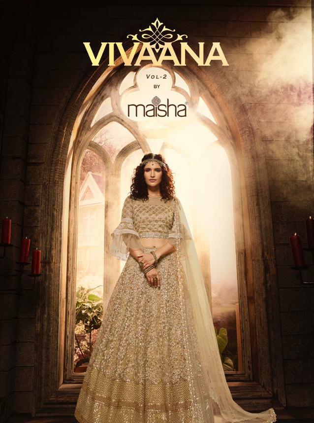 Maisha Vivaana Vol 2 Designer Wedding Wear & Partywear Lehnga In Wholesale Rate
