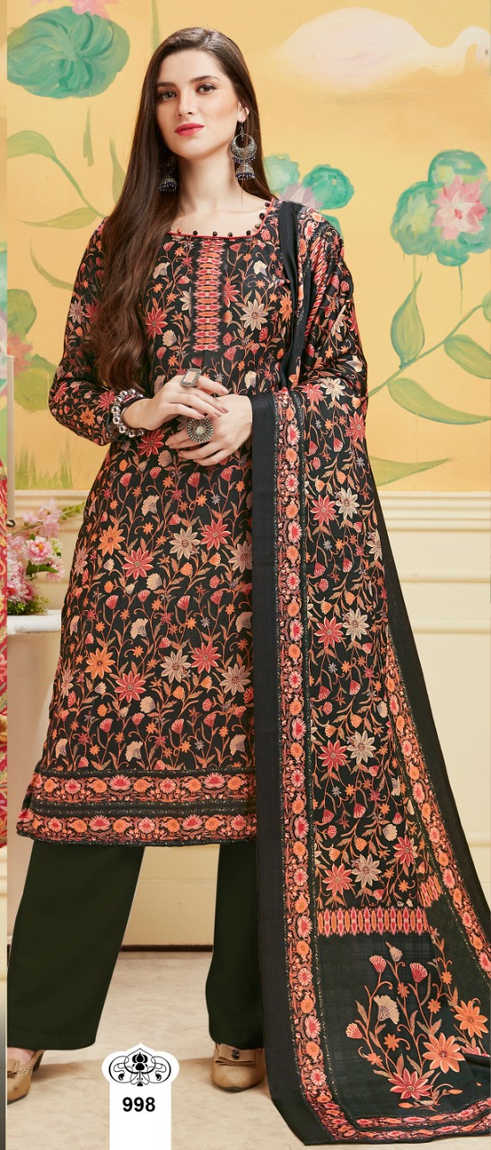 Grey Tilla & Aari Fusion All Over Embroidered Kashmiri Suit | Angad  Creations-bdsngoinhaviet.com.vn