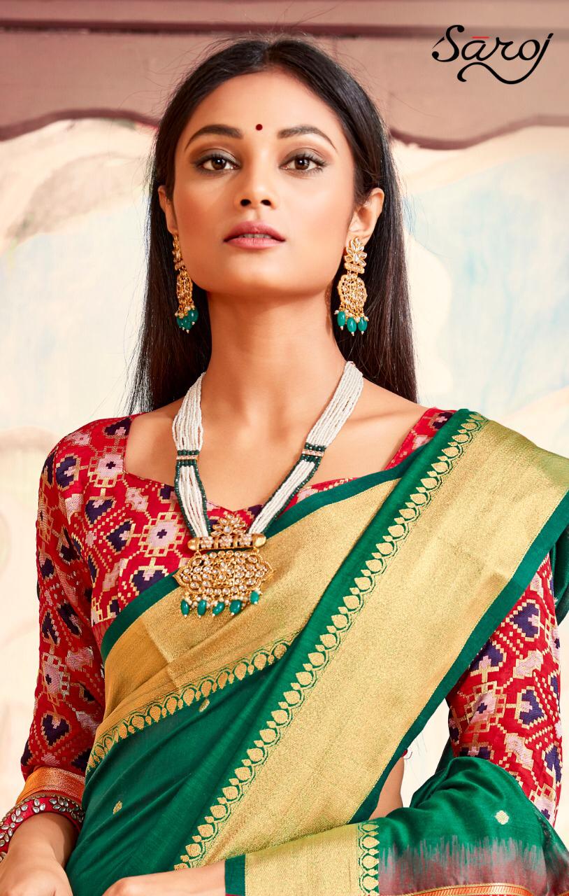 Saroj Saree Matka Silk Designer Patola Silk Wedding Wear Sarees In Best Wholesale Rate