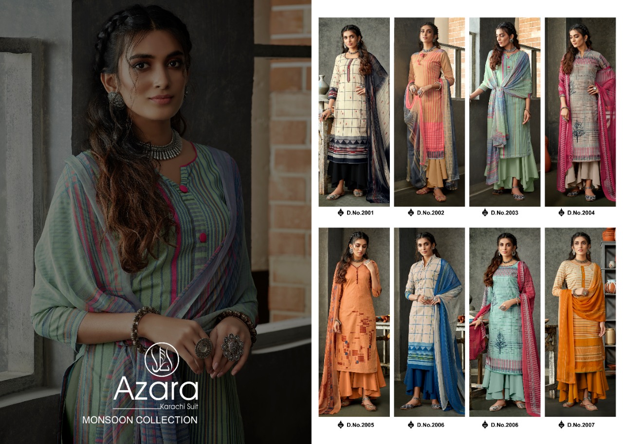 Radhika Azara Monsoon Collection Designer Prints Cotton Daily Wear Suits In Best Wholesale Rate