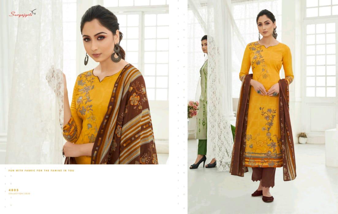 Suryajoti Trendy Cotton Vol 48 Designer Cotton Low Range Suits Wholesale