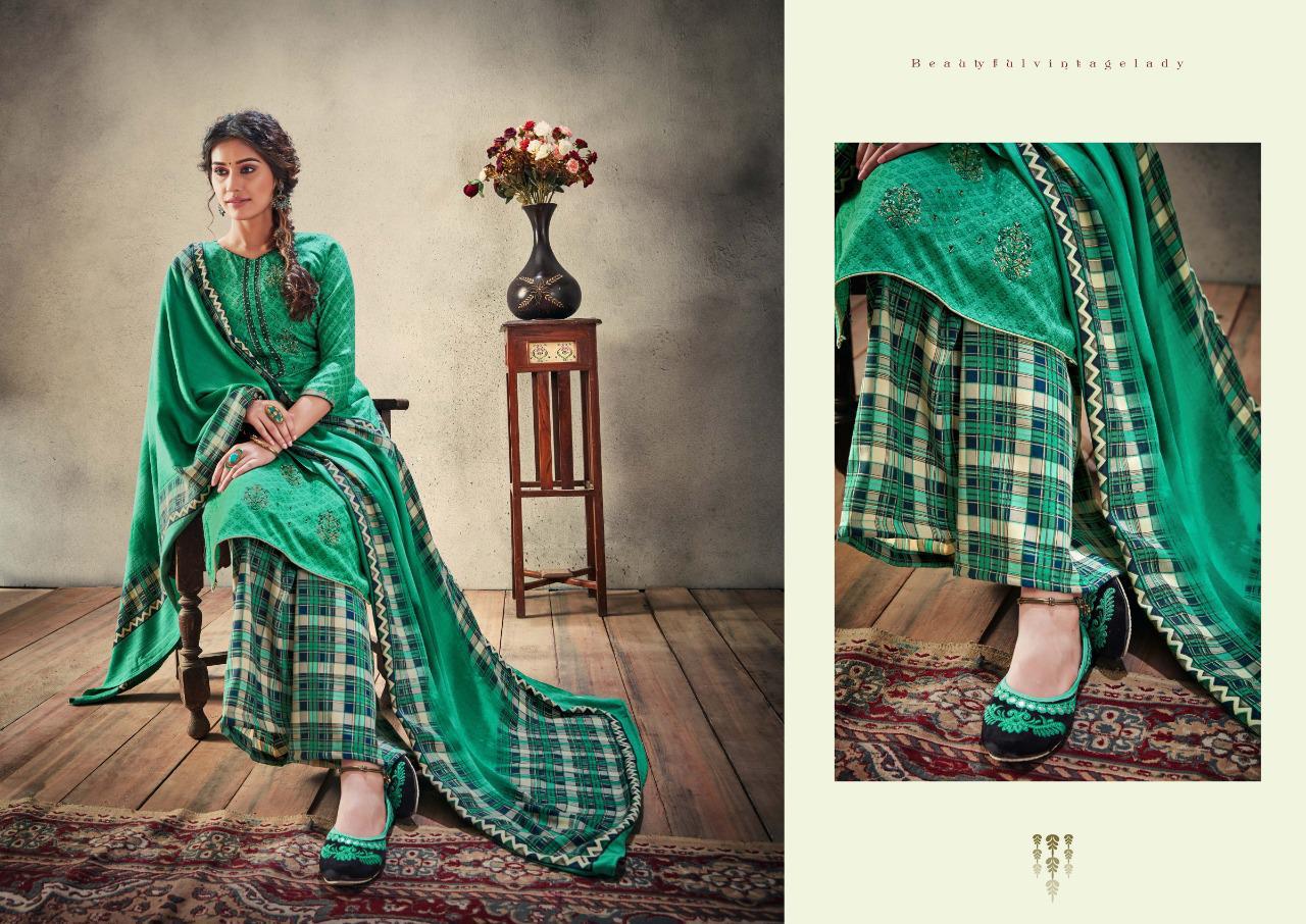 Sargam Prints Mariyam Designer Pashmina Print With Embroidery Work Suits Wholesale