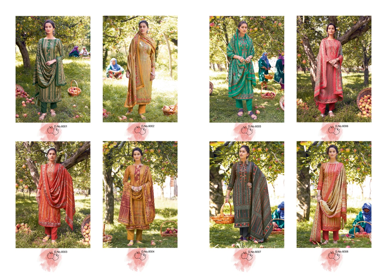 Kaala Fashion Kaatha Pashmina Digital Print With Handwork Suits Wholesale