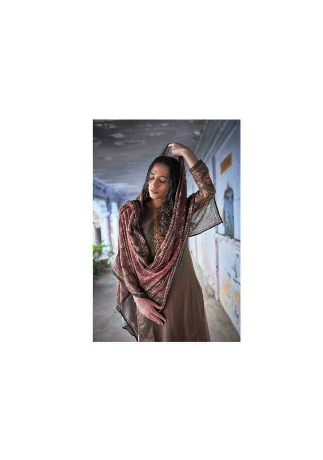 Kalki Gulzar Designer Pashmina Digital Print With Embroidery Work Suits Wholesale