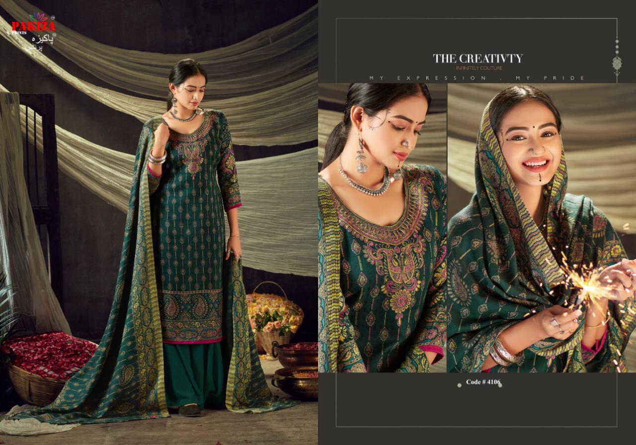 Pakiza Prints Vol 41 Designer Pashmina Printed Suits Wholesale