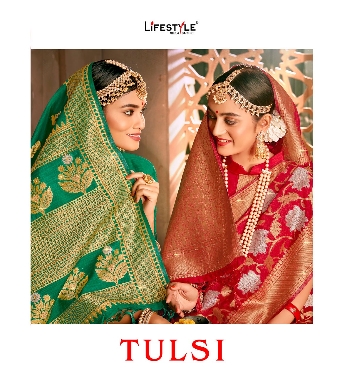 Tulsi Lifestyle Designer Party Wear Heavy Work Suits Wholesale