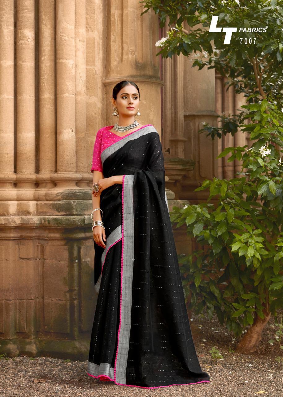 Lt Fashions Ananta Designer Party Wear Heavy Work Saree With Mask