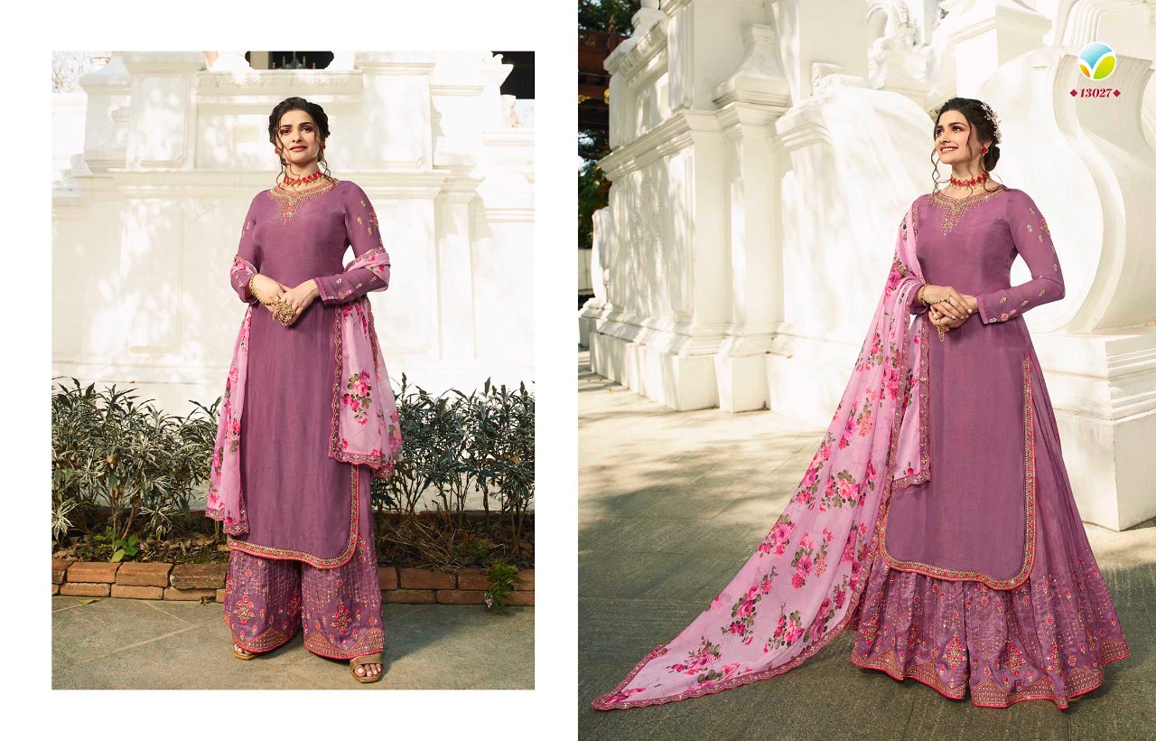 Vinay Fashion Kaseesh Lifestyle-3 Embroidered Muslin Satin Designer Suits Wholesale Available At Best Rates