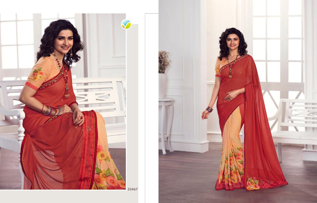Vinay Starwalk Vol 62 Georgette With Diamond Work Party Wear Saree Wholesale Available At Best Rates
