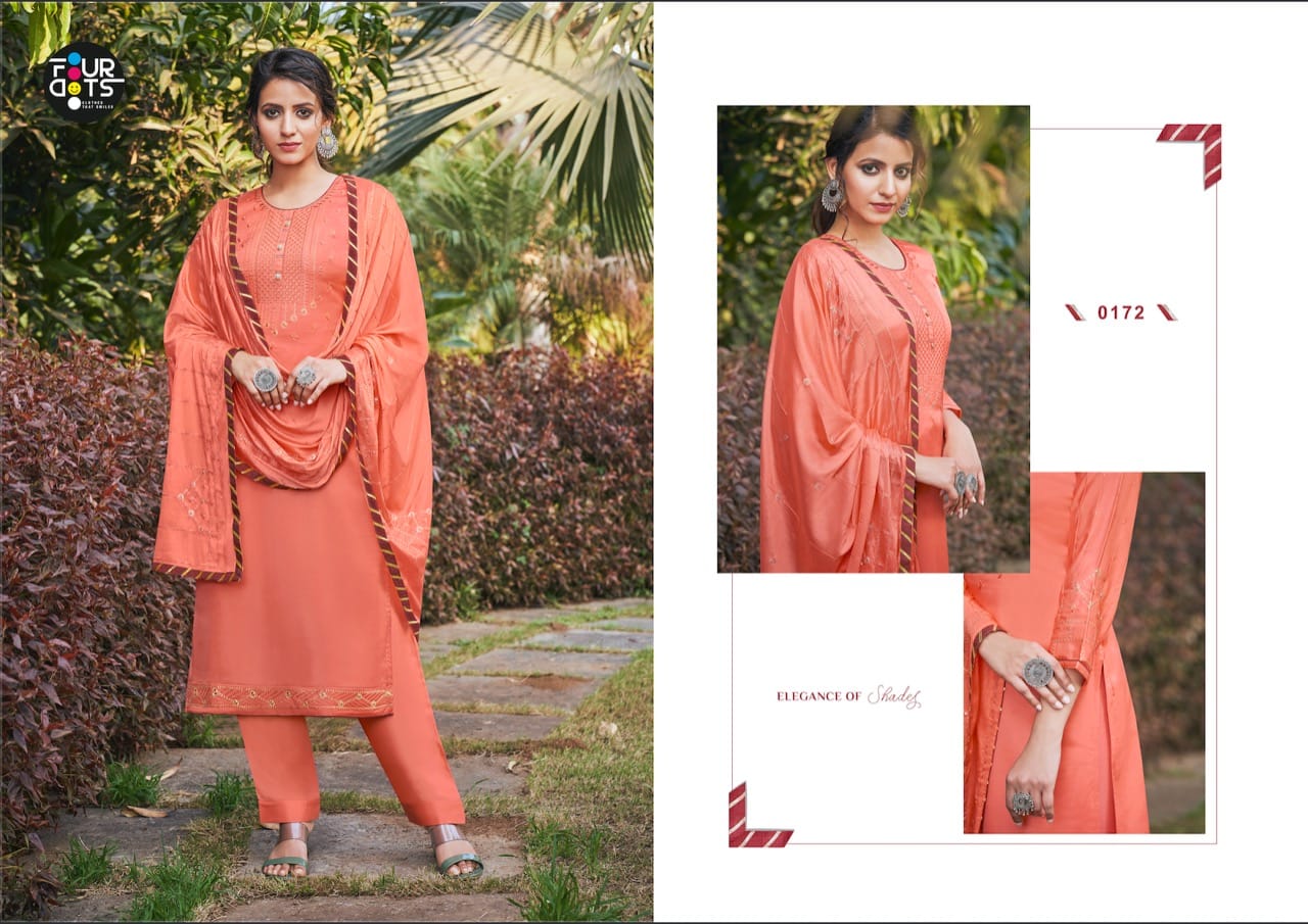 Fourdots Shubharambh Vol-3 Sequence Work Designer Party Wear Suits Wholesale Available At Best Rates