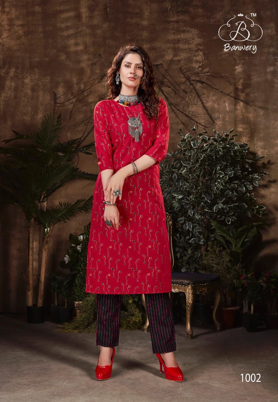 Banwery Bell Bottam Designer Daily Wear Kurti Wholesale Available At Best Rates