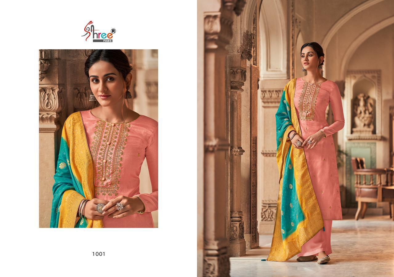 Shree Fab Diyah Vol 2 Tussar Silk Butti With Embrodery Designer Party Wear Suits Wholesale Available At Best Rates