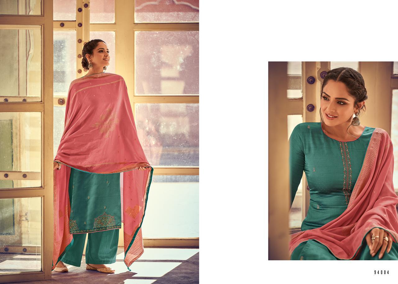 Deepsy Suit Monalisa Designer Nahaya Silk Self Embroidery Work Suits Wholesale
