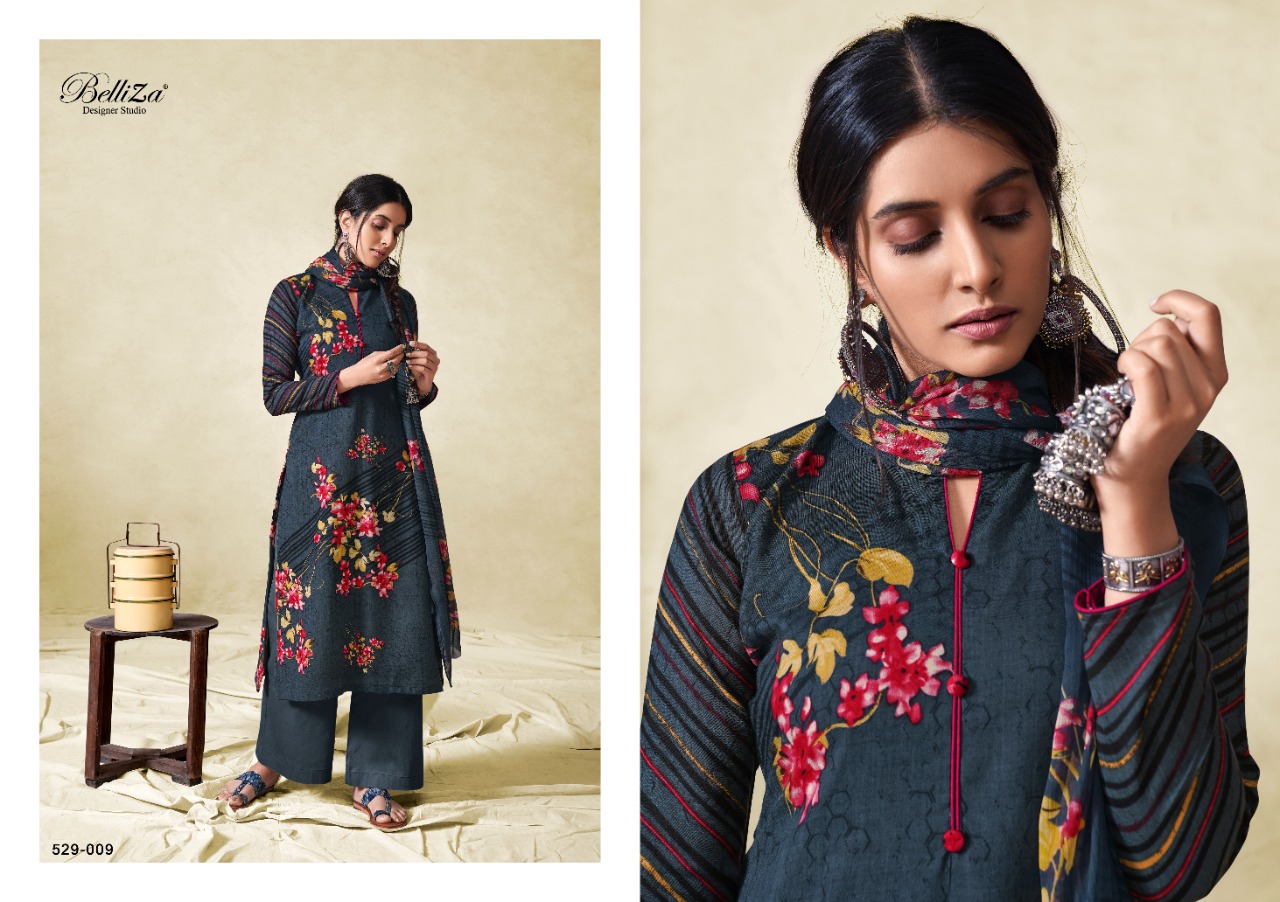 Belliza Richa Designer Rayon Digital Printed Exclusive Collections Of Suits Wholesale