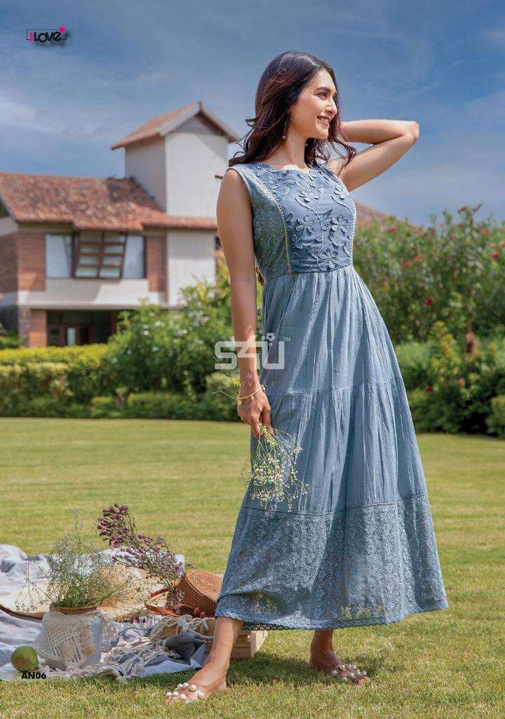 Wholesale long kurtis online by manufacturer  supplier in Surat India