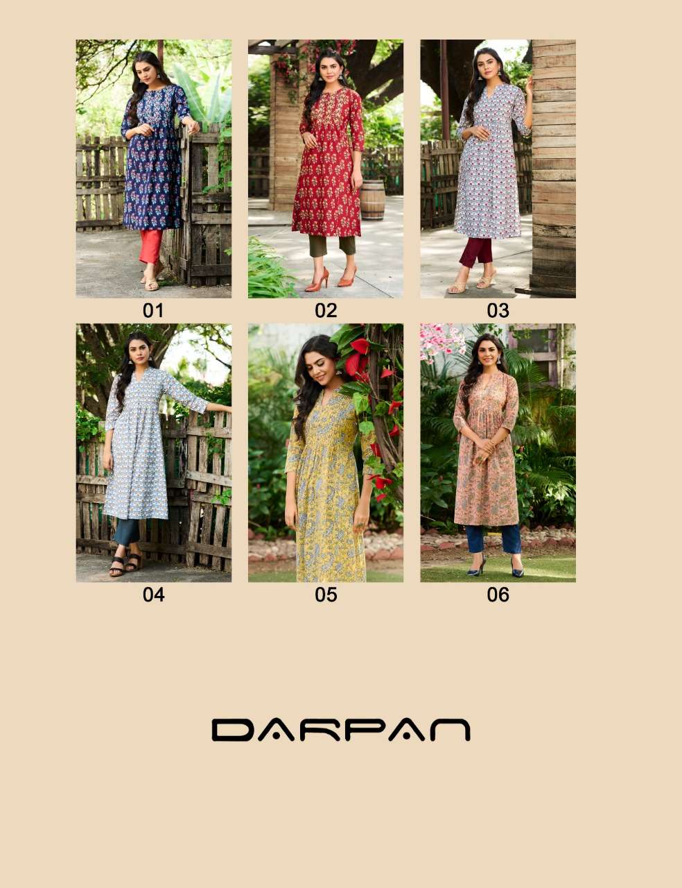 100 Miles Darpan  Designer pure cotton Long Kurti with lace and printex work In Wholesale Rate