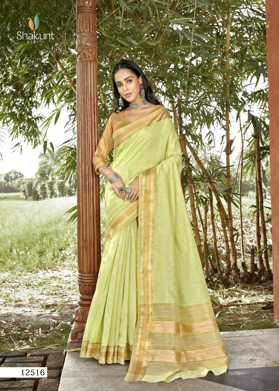 Shakunt weaves Mahotsav designer cotton weaving EMBROIDERY party wear sarees in wholesale rate