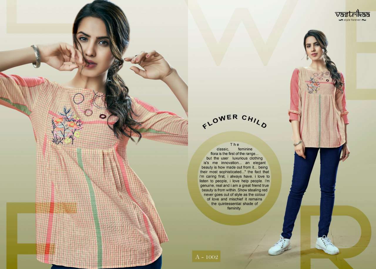 Vastrika Crimpson kurti party wear  Cotton Jacquard and Handloom heavy embroidery work kurti in wholesale rate