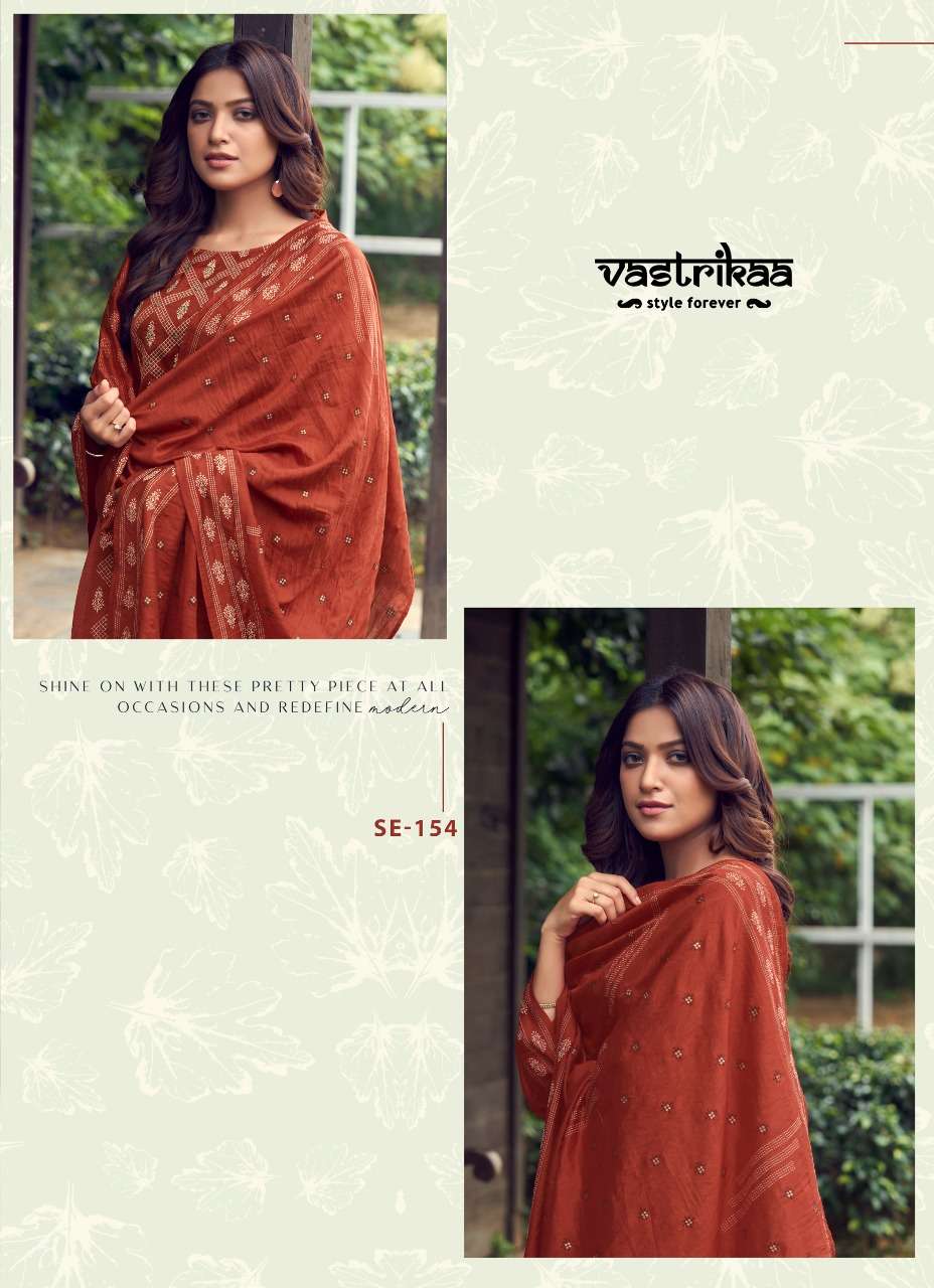 Vastrika Kyra Silk with  Rubber Printed party wear heavy embroidery work Ready made Suitin wholesale rate